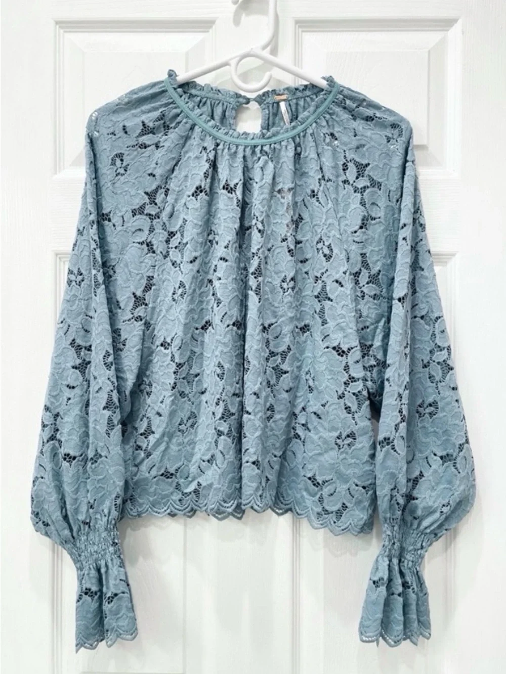 Free People Olivia Lace Top